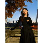 Fashionable Black Vest Dress For Women